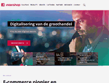 Tablet Screenshot of intershop.nl